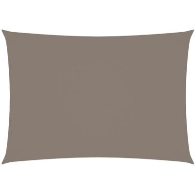 vidaXL Voile d'ombrage Taupe 2x4 m Rectangulaire - Publicité vidaXL Voile d'ombrage Taupe 2x4 m Rectangulaire - Publicité