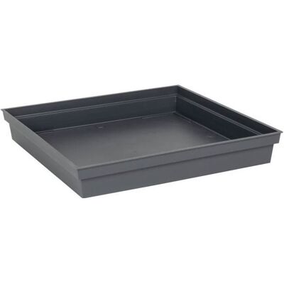 Soucoupe carrée - Toscane - EDA - Plastique - 40 cm - Intérieur / Extérieur - Gris Anthracite Gris - Publicité Soucoupe carrée - Toscane - EDA - Plastique - 40 cm - Intérieur / Extérieur - Gris Anthracite Gris - Publicité