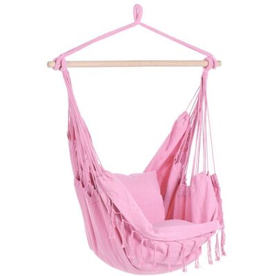 Chaise Suspendue en Coton Rose Bonea - Chaise Suspendue - Publicité Chaise Suspendue en Coton Rose Bonea - Chaise Suspendue - Publicité