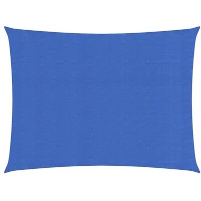 Voile d'ombrage vidaXL 160 g/m² Bleu 2,5x3,5 m HDPE Parasol d'extérieur - Publicité Voile d'ombrage vidaXL 160 g/m² Bleu 2,5x3,5 m HDPE Parasol d'extérieur - Publicité