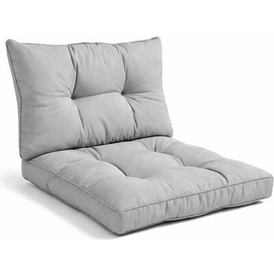 BEAUTISSU Lot de coussins de salon dextérieur XLuna gris clair 50 x 50 cm 50 x 40 cm Gris - Publicité BEAUTISSU Lot de coussins de salon dextérieur XLuna gris clair 50 x 50 cm 50 x 40 cm Gris - Publicité