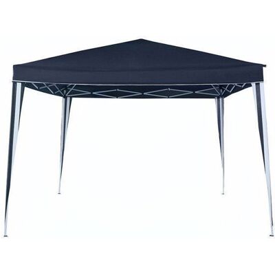 TERRE JARDIN - Tonnelle pliante 3 x 3 M Hauteur 25 m - Polyester 160g/m² - Sac de transport - Bleu Bleu - Publicité TERRE JARDIN - Tonnelle pliante 3 x 3 M Hauteur 25 m - Polyester 160g/m² - Sac de transport - Bleu Bleu - Publicité