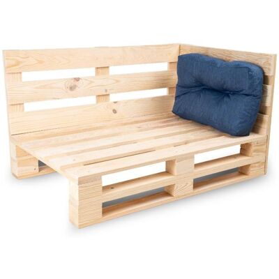 bananair - Cojín palets - bleu - 60x40 - Cushion - Publicité bananair - Cojín palets - bleu - 60x40 - Cushion - Publicité