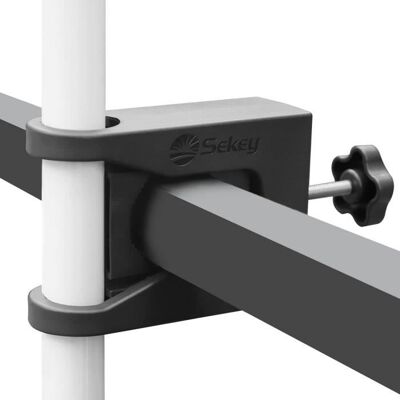 Sekey Support de Parasol Balcon pour Balustrade Rond/Carré 20mm-45mm pour des Parasol Jusquà Ø 40mm Noir - Publicité Sekey Support de Parasol Balcon pour Balustrade Rond/Carré 20mm-45mm pour des Parasol Jusquà Ø 40mm Noir - Publicité