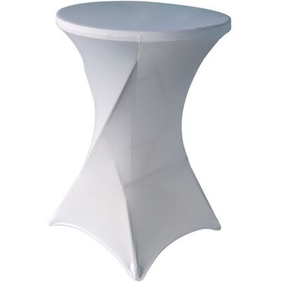 Housse extensible pour mange debout TERRE JARDIN Blanche - 110 x 81 cm - Polyester et élasthanne - Lavable en machine Blanc - Publicité Housse extensible pour mange debout TERRE JARDIN Blanche - 110 x 81 cm - Polyester et élasthanne - Lavable en machine Blanc - Publicité