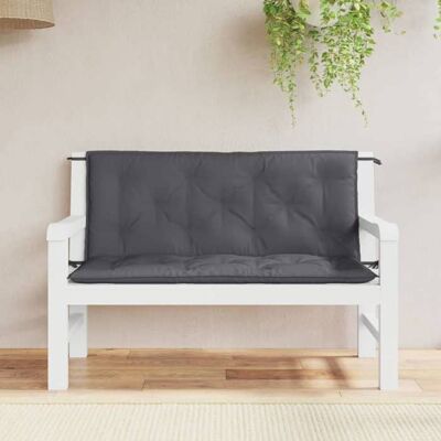 vidaXL Lot de 2 Coussins de Banc de Jardin Revêtement de Banc avec Jeux de Cordes Coussin dExtérieur Imperméable 361678 Gris - Publicité vidaXL Lot de 2 Coussins de Banc de Jardin Revêtement de Banc avec Jeux de Cordes Coussin dExtérieur Imperméable 361678 Gris - Publicité