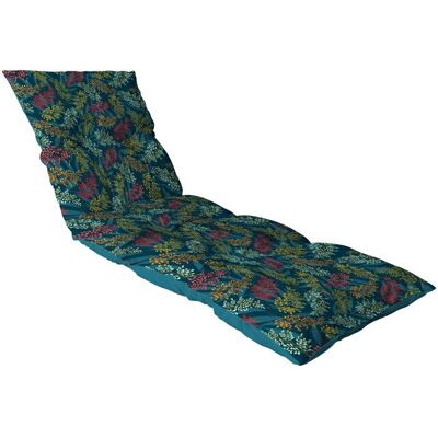 Coussin bain de soleil - JARDIN PRIVE - Flocons Brasilia - 118 x 78 x 54 cm Bleu - Publicité Coussin bain de soleil - JARDIN PRIVE - Flocons Brasilia - 118 x 78 x 54 cm Bleu - Publicité