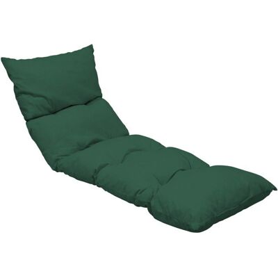 Coussin bain de soleil - JARDIN PRIVE - Flocons uni vert foncé - 118 x 78 x 54 cm Vert - Publicité Coussin bain de soleil - JARDIN PRIVE - Flocons uni vert foncé - 118 x 78 x 54 cm Vert - Publicité