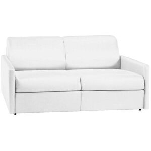 VENTE-UNIQUE Canapé 3 places convertible express en simili blanc avec assise mémoire de forme - Couchage 140 cm - Matelas 22 cm mémoire de forme Beige - Publicité VENTE-UNIQUE Canapé 3 places convertible express en simili blanc avec assise mémoire de forme - Couchage 140 cm - Matelas 22 cm mémoire de forme Beige - Publicité