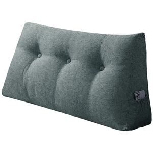 WOVTE Coussin de Lecture100cm Coussin Canapé Triangulaire avec Housse Amovible Grands coussins de Lit LinSupport de Dossier et de - Publicité WOVTE Coussin de Lecture100cm Coussin Canapé Triangulaire avec Housse Amovible Grands coussins de Lit LinSupport de Dossier et de - Publicité