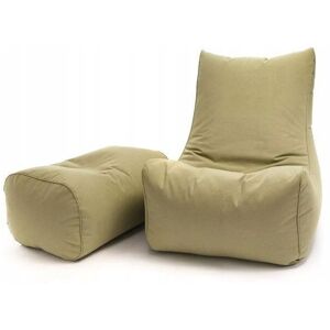 Pouf Poire Ecopuf Dubaj Atlanta - Fauteuil Canapé Coussin de Sol Pouf dintérieur/extérieur - Pistache Beige - Publicité Pouf Poire Ecopuf Dubaj Atlanta - Fauteuil Canapé Coussin de Sol Pouf dintérieur/extérieur - Pistache Beige - Publicité