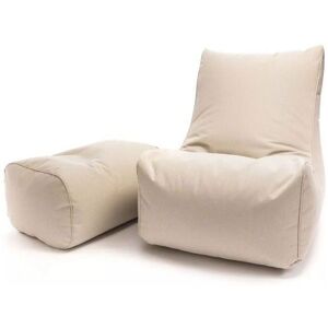 Pouf Poire Ecopuf Dubaj Atlanta - Fauteuil Canapé Coussin de Sol Pouf dintérieur/extérieur - Sand Beige - Publicité Pouf Poire Ecopuf Dubaj Atlanta - Fauteuil Canapé Coussin de Sol Pouf dintérieur/extérieur - Sand Beige - Publicité