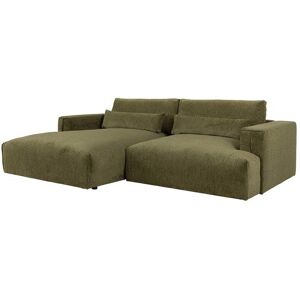 VENTE-UNIQUE Canapé dangle gauche en tissu chenille vert kaki COLYSIA Vert - Publicité VENTE-UNIQUE Canapé dangle gauche en tissu chenille vert kaki COLYSIA Vert - Publicité