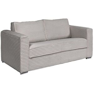 VENTE-UNIQUE Canapé 3 places convertible express en velours côtelé grosses côtes gris clair - Couchage à lattes larges 140 cm - Matelas 14 cm LOR Gris - Publicité VENTE-UNIQUE Canapé 3 places convertible express en velours côtelé grosses côtes gris clair - Couchage à lattes larges 140 cm - Matelas 14 cm LOR Gris - Publicité