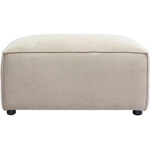 Miliboo - Pouf repose pieds en tissu chenille beige SPLIT Beige - Publicité Miliboo - Pouf repose pieds en tissu chenille beige SPLIT Beige - Publicité