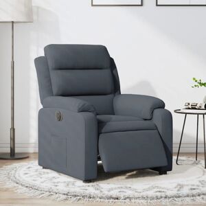 VIDAXL Promo 2026 Fauteuil inclinable Charge 150kg75x925x100 cm - Fauteuil Releveur Relax électrique Gris foncé Velours 2712 Gris - Publicité VIDAXL Promo 2026 Fauteuil inclinable Charge 150kg75x925x100 cm - Fauteuil Releveur Relax électrique Gris foncé Velours 2712 Gris - Publicité