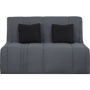Banquette BZ 2 places EVASION - Tissu gris perle - Matelas SIMMONS - 440 ressorts ensachés - Couchage 188x138 cm Gris - Publicité Banquette BZ 2 places EVASION - Tissu gris perle - Matelas SIMMONS - 440 ressorts ensachés - Couchage 188x138 cm Gris - Publicité