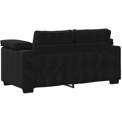 VIDAXL BURKE@ Petit Sofa - Canapé causeuse - 1/2 personnes - noir 120 cm velours SS1780 Noir - Publicité VIDAXL BURKE@ Petit Sofa - Canapé causeuse - 1/2 personnes - noir 120 cm velours SS1780 Noir - Publicité
