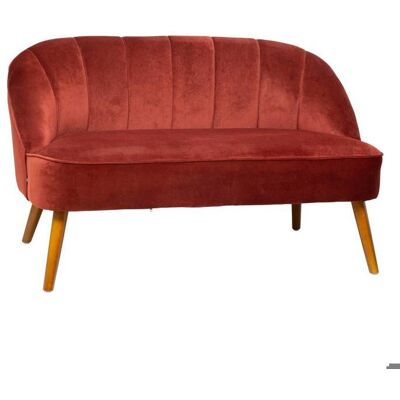 ATMOSPHERA CRÉATEUR D'INTÉRIEUR Banquette velours Naova 2 placesrose terracota - Atmosphera Créateur dintérieur Rose - Publicité ATMOSPHERA CRÉATEUR D'INTÉRIEUR Banquette velours Naova 2 placesrose terracota - Atmosphera Créateur dintérieur Rose - Publicité