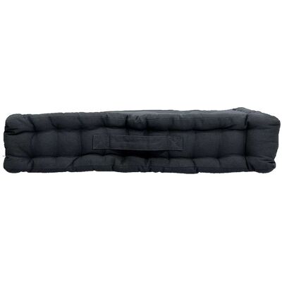 Eden Coussin de sol uni 50 x 50 cm Panama gris fonce Gris - Publicité Eden Coussin de sol uni 50 x 50 cm Panama gris fonce Gris - Publicité
