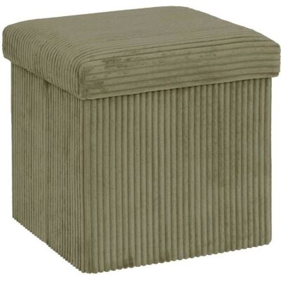 ATMOSPHERA CRÉATEUR D'INTÉRIEUR Pouf pliant Arum vert Kaki 38x38cm - Atmosphera Créateur dintérieur Vert - Publicité ATMOSPHERA CRÉATEUR D'INTÉRIEUR Pouf pliant Arum vert Kaki 38x38cm - Atmosphera Créateur dintérieur Vert - Publicité