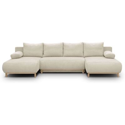 MIKA - MIKA - Beige Velour - Rangement - Canapé-lit - Publicité MIKA - MIKA - Beige Velour - Rangement - Canapé-lit - Publicité