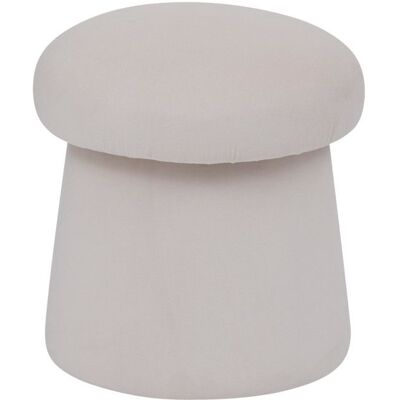 Pouf velours champignon Noa Atmosphera - Ivoire - Ivoire - Beige - Publicité Pouf velours champignon Noa Atmosphera - Ivoire - Ivoire - Beige - Publicité
