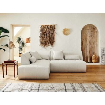 BEST MOBILIER Onyx - canapé modulable dangle gauche 5 places - en tissu - Beige Beige - Publicité BEST MOBILIER Onyx - canapé modulable dangle gauche 5 places - en tissu - Beige Beige - Publicité