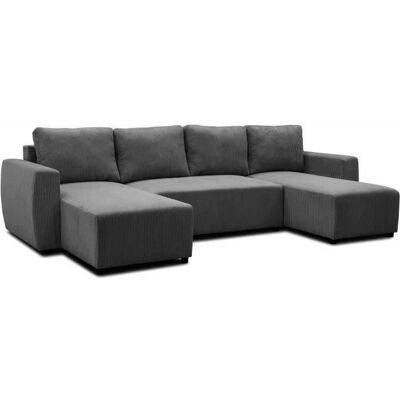 PHARELL Canapé d'angle convertible - Velours, Rangement, 5-6 Places - Publicité PHARELL Canapé d'angle convertible - Velours, Rangement, 5-6 Places - Publicité