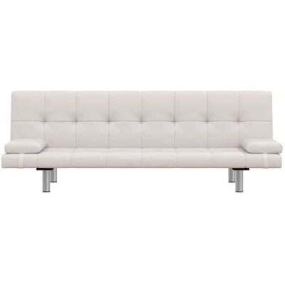 VIDAXL Printemps 2026 Soldes2 places Banquette clic-clac convertible/Sofa réglable - Canapé-lit réglable avec deux oreillers Similicuir B Beige - Publicité VIDAXL Printemps 2026 Soldes2 places Banquette clic-clac convertible/Sofa réglable - Canapé-lit réglable avec deux oreillers Similicuir B Beige - Publicité