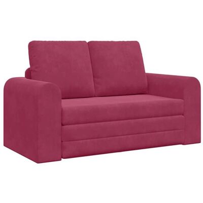 VIDAXL SWEETY@ Canapé-lit Moderne - Fauteuil-lit Convertible - Bordeaux 148x71x83 cm - Velours LL546 Rouge - Publicité VIDAXL SWEETY@ Canapé-lit Moderne - Fauteuil-lit Convertible - Bordeaux 148x71x83 cm - Velours LL546 Rouge - Publicité
