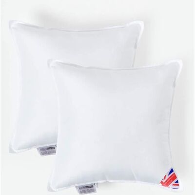 Homescapes Luxe Coussin en Microfibre - 45x45 cm - Lot de 2 - Insert de Coussin - Publicité Homescapes Luxe Coussin en Microfibre - 45x45 cm - Lot de 2 - Insert de Coussin - Publicité