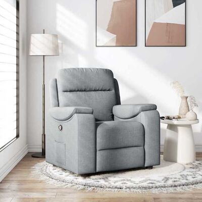 VIDAXL Promo 2026 Fauteuil inclinable Charge 150kg96x99x102 cm - Fauteuil Releveur Relax Gris clair Tissu 4508 Gris - Publicité VIDAXL Promo 2026 Fauteuil inclinable Charge 150kg96x99x102 cm - Fauteuil Releveur Relax Gris clair Tissu 4508 Gris - Publicité