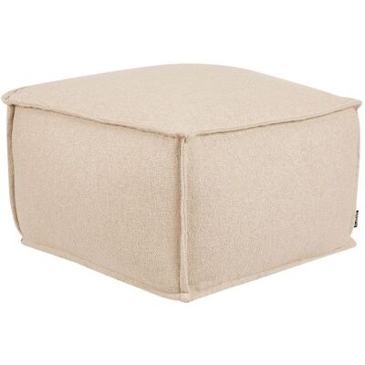 BELIANI Pouf SHERALI Coton Beige 50 cm 50 cm 30 cm Beige - Publicité BELIANI Pouf SHERALI Coton Beige 50 cm 50 cm 30 cm Beige - Publicité