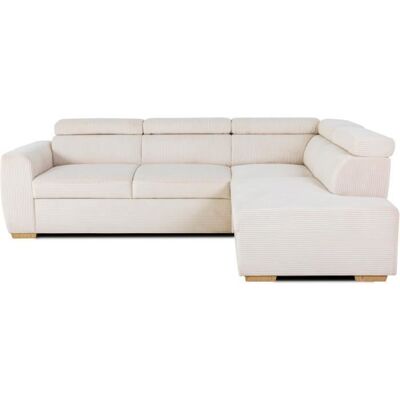 KELIO Canapé d'angle réversible - Tissu velours - 4 places - 297x155x87 cm - Publicité KELIO Canapé d'angle réversible - Tissu velours - 4 places - 297x155x87 cm - Publicité