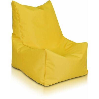 ECOPUF Fauteuil Pouf Solide pouf intérieur extérieur assise rembourrée en polystyrène tissu résistant anti-déchirure Jaune Nc4 Jaune - Publicité ECOPUF Fauteuil Pouf Solide pouf intérieur extérieur assise rembourrée en polystyrène tissu résistant anti-déchirure Jaune Nc4 Jaune - Publicité
