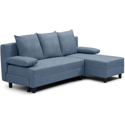MENZZO Canapé dangle convertible Expression Tissu Bleu Bleu - Publicité MENZZO Canapé dangle convertible Expression Tissu Bleu Bleu - Publicité