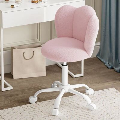 JOOLIHOME LIVING Chaise de Bureau & Dressing Réglable en Hauteur Pivotante - Coussin Épais pour Bureau à Domicile Chambre Salon dÉtudes,Rose Rose - Publicité JOOLIHOME LIVING Chaise de Bureau & Dressing Réglable en Hauteur Pivotante - Coussin Épais pour Bureau à Domicile Chambre Salon dÉtudes,Rose Rose - Publicité