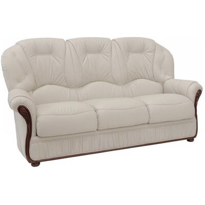 Vente-unique Canapé en Cuir de Buffle 3 Places - Design Rustique Élégant - Publicité Vente-unique Canapé en Cuir de Buffle 3 Places - Design Rustique Élégant - Publicité