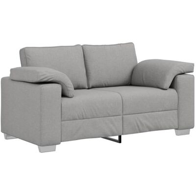 VIDAXL PROMOTION Canapé Loveseat CLIC-CLAC - Gris Nuage 120 cm - Tissu 67814 - BestMeuble Gris - Publicité VIDAXL PROMOTION Canapé Loveseat CLIC-CLAC - Gris Nuage 120 cm - Tissu 67814 - BestMeuble Gris - Publicité