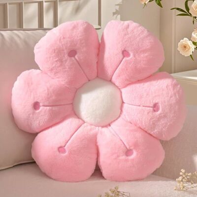 Coussin Fleur - Coussin de Sol Forme de Fleur - AUCUNE - Coussins Décoration Canapé - Deco Chambre Fille - 50 cm - Rose Rose - Publicité Coussin Fleur - Coussin de Sol Forme de Fleur - AUCUNE - Coussins Décoration Canapé - Deco Chambre Fille - 50 cm - Rose Rose - Publicité