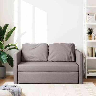 VIDAXL Sales SeasonCanapé convertible à 2 places 2 en 1 - SHELD - CLIC-CLAC/Sofa-lit - taupe 112x174x55cm tissu 112x60x55cm C2286504 Gris - Publicité VIDAXL Sales SeasonCanapé convertible à 2 places 2 en 1 - SHELD - CLIC-CLAC/Sofa-lit - taupe 112x174x55cm tissu 112x60x55cm C2286504 Gris - Publicité