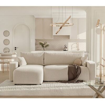 Idohome Piano - Crème - 248x79x145 cm - Sofa bed - Publicité Idohome Piano - Crème - 248x79x145 cm - Sofa bed - Publicité