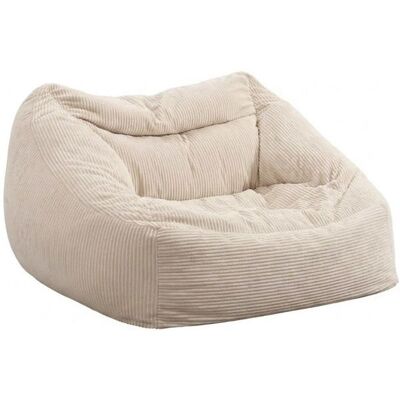 Fauteuil en sac de couchage beige COZY - Publicité Fauteuil en sac de couchage beige COZY - Publicité