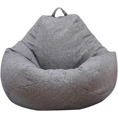 Housse de Pouf Poire 90 * 80 cm (sans Remplissage) Pouf de Salon pour Grand Canapé Grande Fauteuil de Salon Chaise Longue Gris Foncé Gris - Publicité Housse de Pouf Poire 90 * 80 cm (sans Remplissage) Pouf de Salon pour Grand Canapé Grande Fauteuil de Salon Chaise Longue Gris Foncé Gris - Publicité