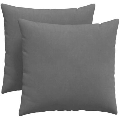 Coussins de canapé en tissu - vidaXL - Gris foncé - 45x45x18 cm - Housses amovibles - Rembourrage polyester Gris - Publicité Coussins de canapé en tissu - vidaXL - Gris foncé - 45x45x18 cm - Housses amovibles - Rembourrage polyester Gris - Publicité