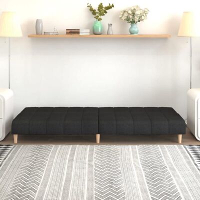 VIDAXL Bestseller@Canapé convertible 2 places - ZENCORE - CLIC-CLAC/Sofa-lit - noir tissu 200x845x69cm C1725996 Noir - Publicité VIDAXL Bestseller@Canapé convertible 2 places - ZENCORE - CLIC-CLAC/Sofa-lit - noir tissu 200x845x69cm C1725996 Noir - Publicité