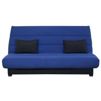 Banquette convertible Clic clac SALMA - RELAXIMA - Couchage 130 x 190 rangement intégré pearl marine Bleu - Publicité Banquette convertible Clic clac SALMA - RELAXIMA - Couchage 130 x 190 rangement intégré pearl marine Bleu - Publicité