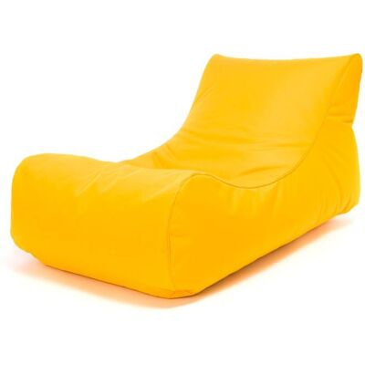Master Polyester Canapé Pouf Outdoor Pouf Fauteuil Relax Salon 115x65x60cm Jaune - Ecopuf Jaune - Publicité Master Polyester Canapé Pouf Outdoor Pouf Fauteuil Relax Salon 115x65x60cm Jaune - Ecopuf Jaune - Publicité