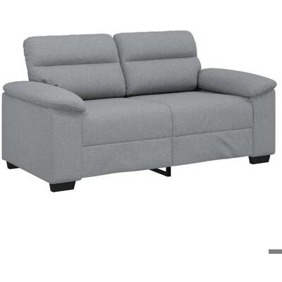 VIDAXL CHIC Canapé-Sofa - Canapé à Deux places - gris clair 120 cm tissu - 160x81x84 cm 312903 S11 Gris - Publicité VIDAXL CHIC Canapé-Sofa - Canapé à Deux places - gris clair 120 cm tissu - 160x81x84 cm 312903 S11 Gris - Publicité